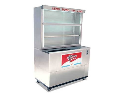 帶冷藏展示架冷水柜